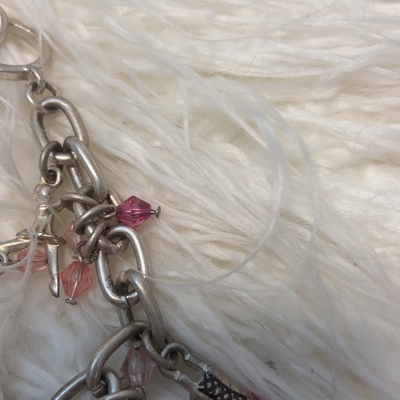 Silver hued dance charm bracelet - Picture 5 of 6